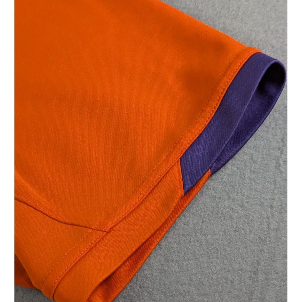 Nike Mens Clemson Tigers Dri-FIT Short Sleeve Polo Shirt Large Orange Solid - Picture 4 of 12